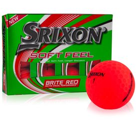 Soft Feel 2 Brite Red Golf Balls