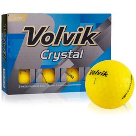 Crystal Yellow Golf Balls