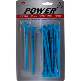 Power 3-Prong 4 Inch Tees - 18 Pack