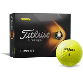 2021 Pro V1 Yellow Personalized Golf Balls