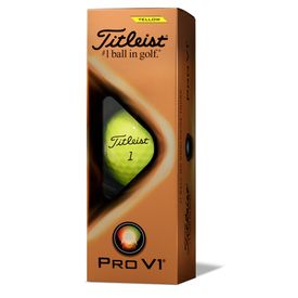 2021 Pro V1 Yellow Personalized Golf Balls