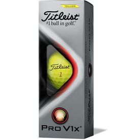 2021 Pro V1x Yellow Personalized Golf Balls