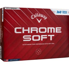 Chrome Soft 360 Triple Track Golf Balls - 2024 Model