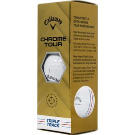 Chrome Tour Triple Track Golf Balls - 2024 Model