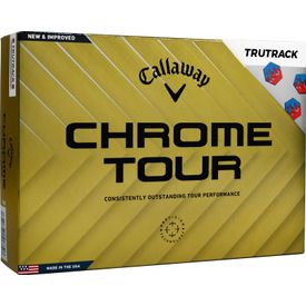 Chrome Tour Blue/Red TruTrack Golf Balls - 2024 Model