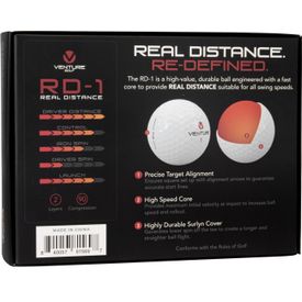 RD-1 Yellow Golf Balls