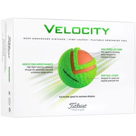 Velocity Matte Green Golf Balls - 2024 Model