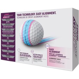 Tour Response Stripe Blue/Pink Golf Balls