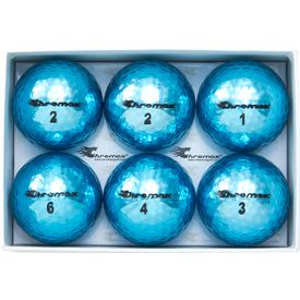 Metallic Blue M5 Golf Balls - 6-Pack