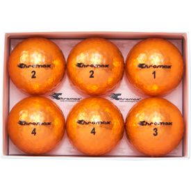 Metallic Neon M5 Golf Balls - 6-Pack