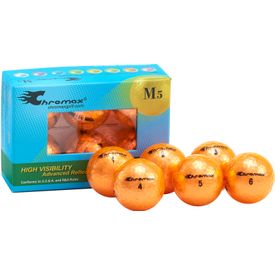 Metallic Neon M5 Golf Balls - 6-Pack