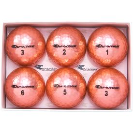 Metallic M5 Golf Balls - 6-Pack