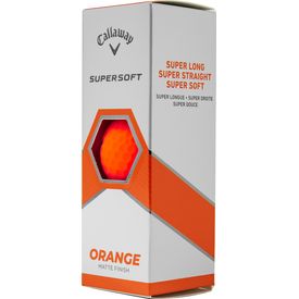 2023 Supersoft Matte Orange Golf Balls