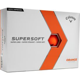 2023 Supersoft Matte Orange Golf Balls