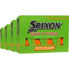 Soft Feel 13 Brite Orange Golf Balls - Buy 3 DZ Get 1 DZ Free