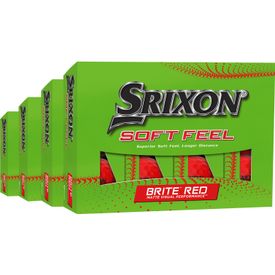 Soft Feel 13 Brite Red Golf Balls - Buy 3 DZ Get 1 DZ Free