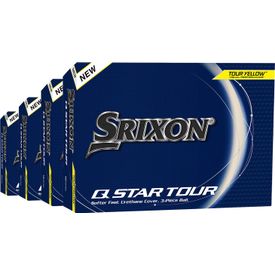 Q-Star Tour 5 Yellow Golf Balls - Buy 3 DZ Get 1 DZ Free