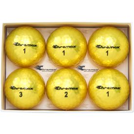 Metallic M5 Golf Balls - 6-Pack