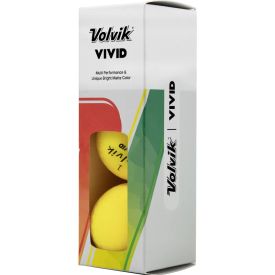 Vivid Matte Yellow Golf Balls - 2024 Model