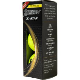 Z-Star 8 Yellow Golf Balls - Buy 2 DZ Get 1 DZ Free