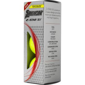 Z-Star XV 8 Yellow Golf Balls - Buy 2 DZ Get 1 DZ Free