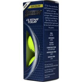 Q-Star Tour 5 Yellow Golf Balls - Buy 2 DZ Get 1 DZ Free