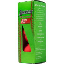 Soft Feel 13 Brite Red Golf Balls - Buy 2 DZ Get 1 DZ Free