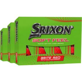 Soft Feel 13 Brite Red Golf Balls - Buy 2 DZ Get 1 DZ Free