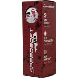 SpeedSoft Ink Red Golf Balls - 2024 Model