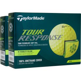 Tour Response Yellow Golf Balls - Double Dozen