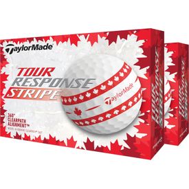 Tour Response Canada Stripe Golf Balls - Double Dozen