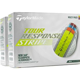 Tour Response Stripe Multi-Color Pack Golf Balls - Double Dozen