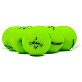 Supersoft Matte Green Logo Overrun Golf Balls