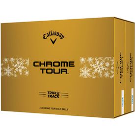 Chrome Tour Triple Track Holiday Double Dozen Golf Balls