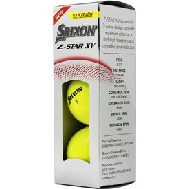 Z-Star XV 9 Yellow Golf Balls - 2025 Model