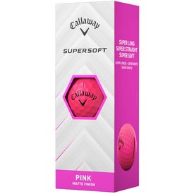 Supersoft Matte Pink Golf Balls - 2025 Model