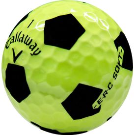 ERC Soft TruVis Yellow-Black Golf Balls