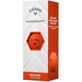 Supersoft Matte Orange Golf Balls - 2025 Model