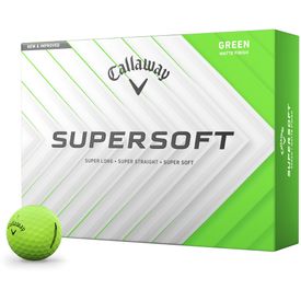 Supersoft Matte Green Golf Balls - 2025 Model