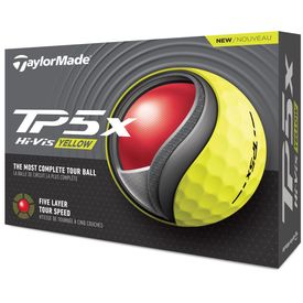 TP5x Yellow Golf Balls - Buy 3 DZ Get 1 DZ Free