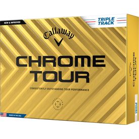 Chrome Tour Triple Track Golf Balls - Buy 3 DZ Get 1 DZ Free