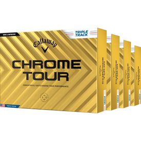 Chrome Tour Triple Track Golf Balls - Buy 3 DZ Get 1 DZ Free