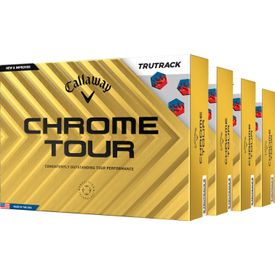 Chrome Tour TruTrack Golf Balls - Buy 3 DZ Get 1 DZ Free