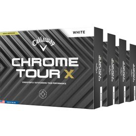 Chrome Tour X Golf Balls - Buy 3 DZ Get 1 DZ Free