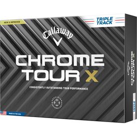 Chrome Tour X Triple Track Golf Balls - Buy 3 DZ Get 1 DZ Free