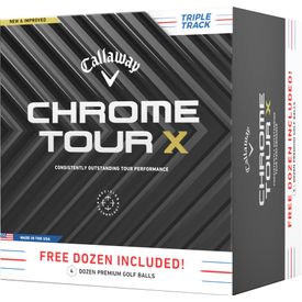 Chrome Tour X Triple Track 4 Dozen Golf Balls
