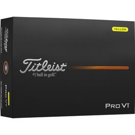 Pro V1 Yellow Golf Balls - Buy 3 DZ Get 1 DZ Free