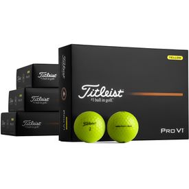 Pro V1 Yellow Golf Balls - Buy 3 DZ Get 1 DZ Free