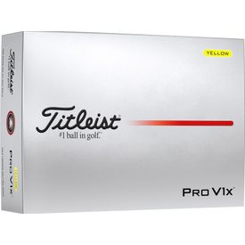 Pro V1x Yellow Golf Balls - Buy 3 DZ Get 1 DZ Free