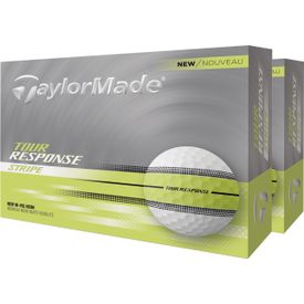 Tour Response Stripe Neon Yellow Golf Balls - Double Dozen - 2025 Model